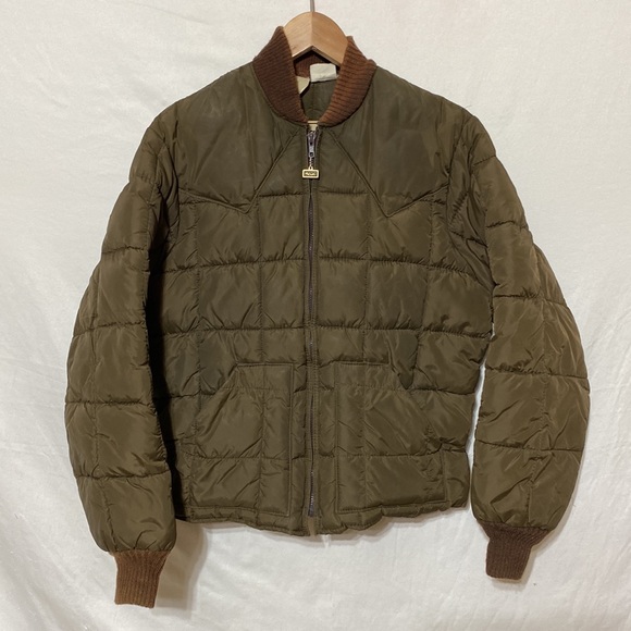 Walls Blizzard Pruf Other - Vintage Walls Blizzard Pruf Coat Men M-L Olive Green Quilted USA Insulated